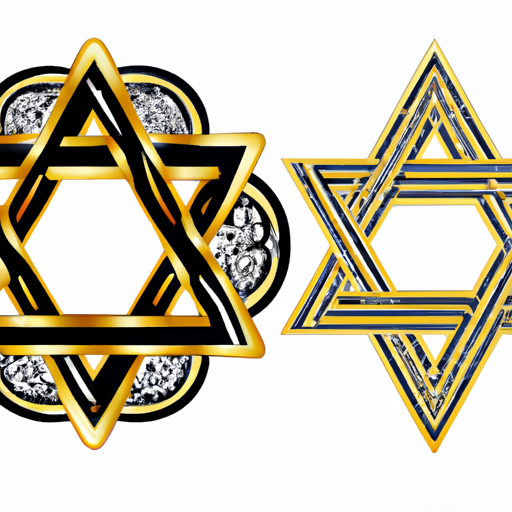 תמונה של סמלים יהודיים מסורתיים שניתן לשלב במצגת